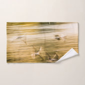 Vliegende zeegarren - abstract handdoek (Handdoek)