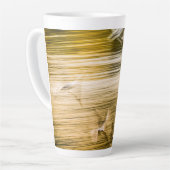 Vliegende zeegarren - abstract latte mok (Linkerhoek)