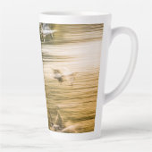 Vliegende zeegarren - abstract latte mok (Rechts)