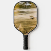 Vliegende zeegarren - abstract pickleball paddle (Voorkant)