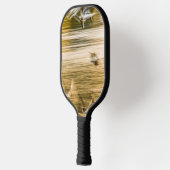 Vliegende zeegarren - abstract pickleball paddle (Links)