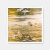 Vliegende zeegarren - abstract servet (Voorkant)