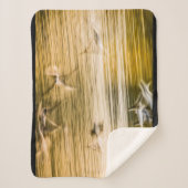 Vliegende zeegarren - abstract sherpa deken (Voorkant)