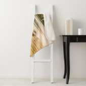 Vliegende zeegarren - abstract sherpa deken (In situ)