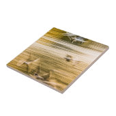 Vliegende zeegarren - abstract tegeltje (Zijkant)