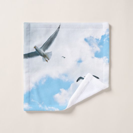 Vliegende zeemadel bad handdoek (Wasdoekje)