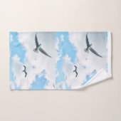 Vliegende zeemadel bad handdoek (Handdoek)