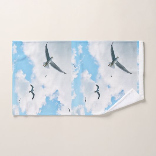 Vliegende zeemadel bad handdoek (Handdoek)