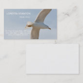 Vliegende zeemeeuw visitekaartje (Voorkant / Achterkant)