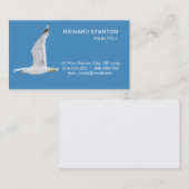 Vliegende zeemeeuw visitekaartje (Voorkant / Achterkant)