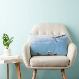 Vliegende zeemijlen Birds Blue Sky Kussen