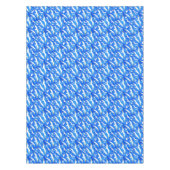 Vliegende zeemijlen op blauw aan de hemel tafelkleed (Voorkant)