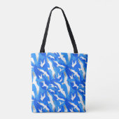 Vliegende zeemijlen op blauw aan de hemel tote bag (Achterkant)