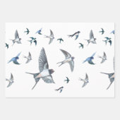 Vliegende zwanenkuikens inpakpapier vel (Voorkant 3)