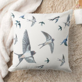 Vliegende zwanenkuikens kussen (Deken)