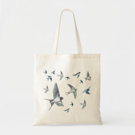 Vliegende zwanenkuikens tote bag