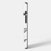 Vliegende zwarte en rode Morpho-vlinders Case-Mate iPhone Case (Achterkant / Links)