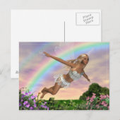 vliegenfee briefkaart (Voorkant / Achterkant)