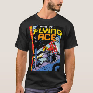 Vliegenier Eerste Wereldoorlog grappig meisje meis T-shirt