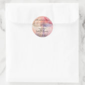 Vliegenzwam babyshower feeërie ronde sticker (Tas)