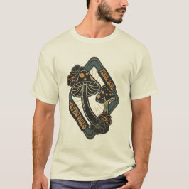 Vliegenzwam Botanische Cottagecore  T-shirt