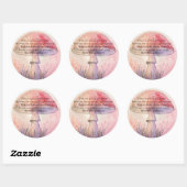 Vliegenzwam - gebedskaars sticker (Vel)