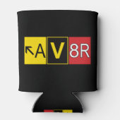 Vlieger - AV8R -  Blikjeskoeler (Achterkant)