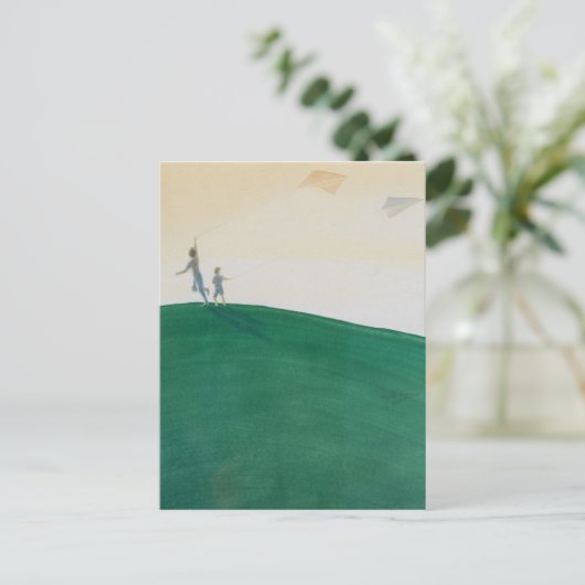 Vlieger die 2000 vliegen briefkaart (Staand voorkant)