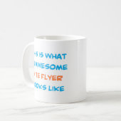 vlieger, geweldige koffiemok (Voorkant links)