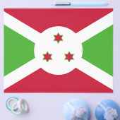 Vlieger met de vlag van Burundi Flyer (Enkel)