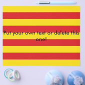 Vlieger met de vlag van Catalonië Flyer (Enkel)