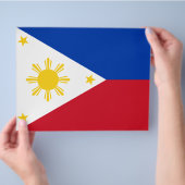 Vlieger met de vlag van de Filipijnen Flyer (Hand)