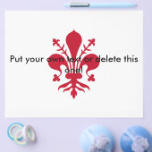 Vlieger met de vlag van Florence, Italië Flyer (Enkel)