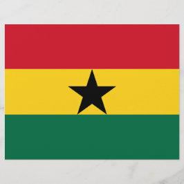Vlieger met de vlag van Ghana Flyer
