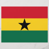 Vlieger met de vlag van Ghana Flyer (Achterkant)