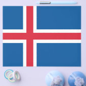 Vlieger met de vlag van IJsland Flyer (Enkel)
