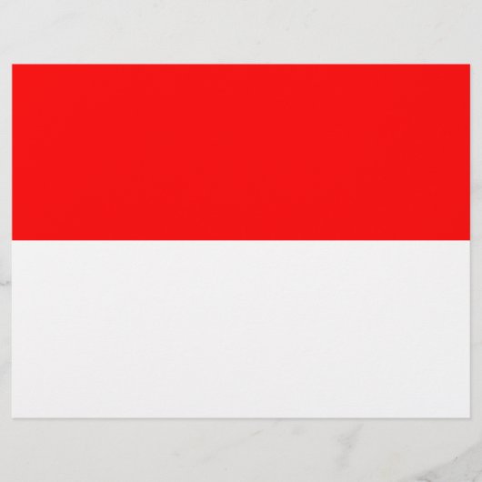 Vlieger met de vlag van Indonesië Flyer (Voorkant)
