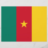 Vlieger met de vlag van Kameroen Flyer (Achterkant)