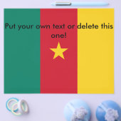 Vlieger met de vlag van Kameroen Flyer (Enkel)