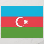 Vlieger met vlag van Azerbeidzjan Flyer (Achterkant)