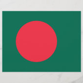 Vlieger met vlag van Bangladesh Flyer (Achterkant)