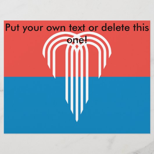 Vlieger met vlag van Kansas City, Missouri Flyer (Voorkant)