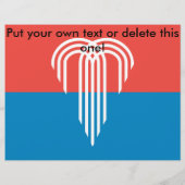 Vlieger met vlag van Kansas City, Missouri Flyer (Achterkant)