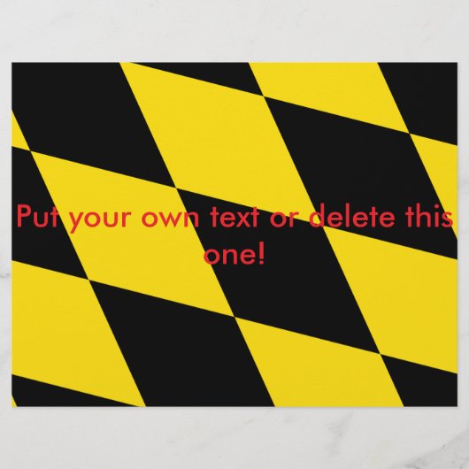 Vlieger met vlag van München, Beieren Flyer (Voorkant)