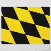 Vlieger met vlag van München, Beieren Flyer (Achterkant)