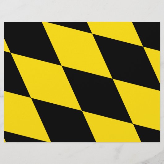 Vlieger met vlag van München, Beieren Flyer (Achterkant)