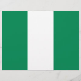 Vlieger met vlag van Nigeria Flyer