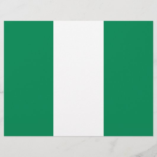 Vlieger met vlag van Nigeria Flyer (Voorkant)