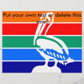 Vlieger met vlag van Sint-Petersburg Flyer (Achterkant)