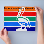 Vlieger met vlag van Sint-Petersburg Flyer (Hand)